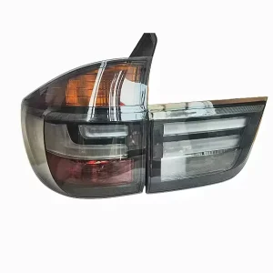 Smoked Black G05 Style 12V LED Tail Lights for BMW X5 E70 Facelift Upgrade Sequential Signal