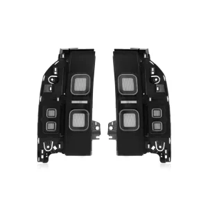 Smoked Black LED Tail Lights Assembly for Land Rover Defender with Rear Brake Turn Signal Lamp