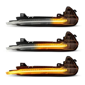 Smoked Clear Lens Dynamic LED Car Lamp Mirror Turn Signal Lights for Audi A6 C7 C7.5 RS6 S6 4G LED Side Marker Lamp