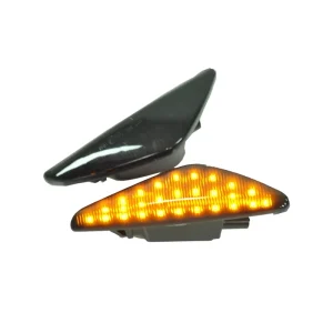 Smoked Fender Side Marker LED Amber Sequential Dynamic Tail Light for X3 F25 X5 E70 X6 E71 12V 1 Year Warranty