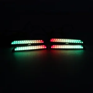 Smoked Lens Mustang Side Marker Kits Illuminated LED Side Marker Lights