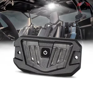 Smoked Lens White Light Color Flood Beam Pattern Off Road Vehicle 12V UTV Led Dome Map Light With Switch