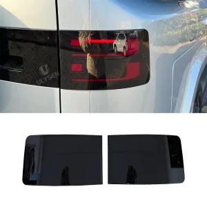 Smoked Transparent Rear Tail Light Trim Cover Durable Protector For BYD Leopard 7 Rear Exterior Styling Parts