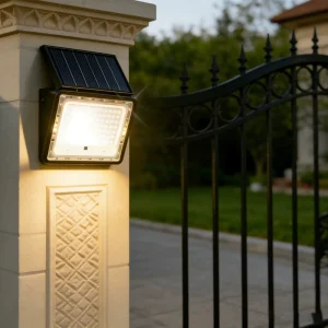 Solar Floodlight IP65 Waterproof 300W Light Sensor Adjustable Remote Control Garden Parking Lot Security Outdoor 6500K LED 120
