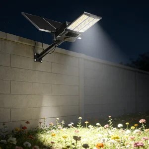 Solar LED Street Light 150LM/W Aluminum IP65 Outdoor Solar Road Lamp With Motion Sensor Remote Control for Projects
