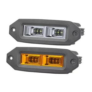 Sold in a Set of Two Lights Flush Mount 80W Auxiliary Car Vehicle Light