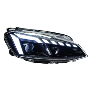 Specifically for Golf 7 Headlight Assembly Modified RS5 Style LED Dynamic Turn Signal Bi lens Projector
