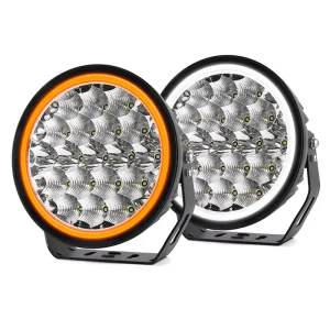 Spot Combo Beam Truck Auxiliary Bumper LED Headlights 12V 24V Spot Beam 2000m 9 Inch Offroad Car 4×4 LED Driving Light