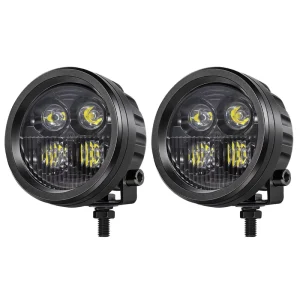 Spot Flood Combo Beam 3.5 Inch 2 Pieces LED Fog Lamp Dual a Pillar Light for Car Truck Pickup UTV SUV 4X4