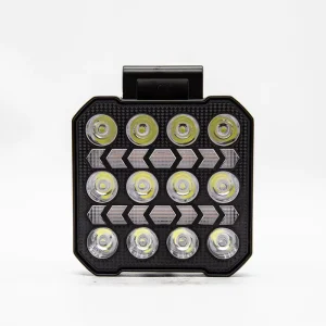 Square 12W Off Road LED Driving Lights 12V IP67 Waterproof LED Work Light For Truck Offroad
