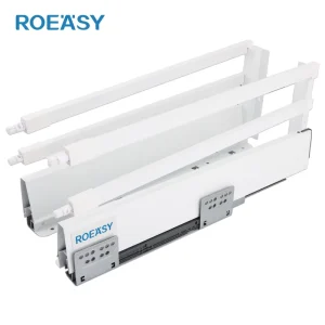 Square Double Bar Soft Close Drawer Slide Auto Popup Kitchen and Dining Runner Drawer Box