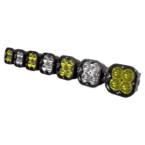 Square Driving Light 7 Pods Off Road LED Light Bar with DRL Kit for UTV ATV 4×4 Offroad