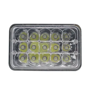 Square LED Work Lights, Waterproof, 27W / 48W, 12V & 24V, Suitable for 4×4 Off-Road Vehicles, Trucks, Forklifts & Boats