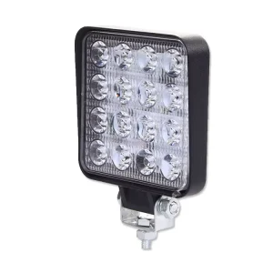 Square LED Working Lamps 3000lm 48W Car LED Working Light Square 16LED Spotlight for Truck