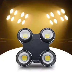 Stage Professional Waterproof IP65 4 Eye 100W COB Blinder Audience LED Par Light DMX512 Control White CCT Tuning for Theater