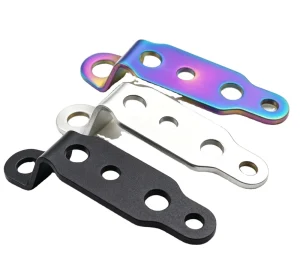 Stainless Steel CNC Machined Multifunctional Motorcycle Expansion Bracket Modified Part for Front External Electric Headlight