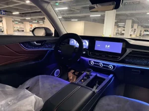 Star Sky Style Rainbow Symphony Dynamic Car Interior Ambient Light for HongQi HS5