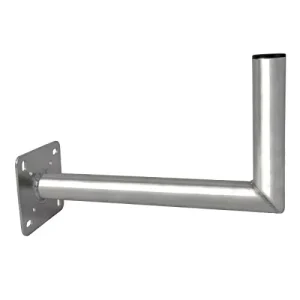 Starlink Gen 2 Mount Bracket Metal Outdoor Bracket with Wind Vane and Light Fixture for Eave Roof Balcony Furniture