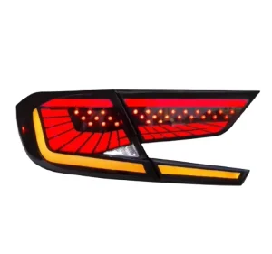 Starry Sky Rear Lamp Modified LED Taillights for Accord Clear Plug-and-Play Universal Fitment