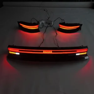 Strip Shape Taillight for Porsche Panamera 976 New Upgrade Sequential Rear Lights Clear Lens
