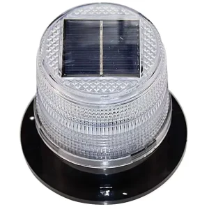 Strong Magnetic Sucker Strobe Beacon Car Solar Multi-color LED Warning Light