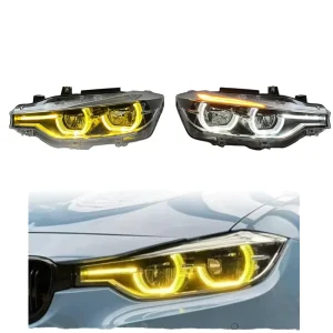 Style Headlight for BMW 3 Series F30 F35 Headlamp Yellow White DRL Switching Front Light