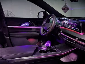 Style Rainbow Symphony Dynamic Car Interior Ambient Light for Cadillac XT5