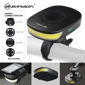 Stylish USB C Charging Quick release Bicycle Bike Cycling Front Daytime Running Light with Power Bank 300LM1200mAh