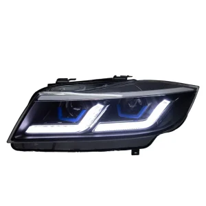 Suitable for 05-12 BMW 3 Series E90 Headlight Assembly Modified to LED Daytime Running Lights