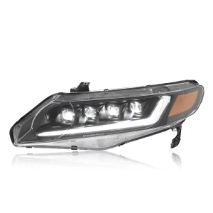 Suitable for 06 10 Eighth Generation Headlight Assembly Modified LED Matrix Lens Daytime Running Light Turn Signal Light