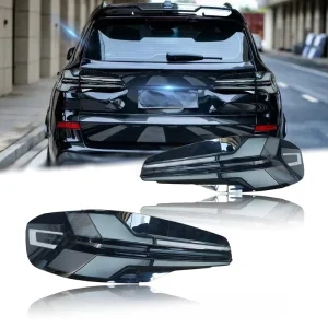 Suitable for 19 23 BMW X5 G05 Taillight Assembly Modification and Upgrade High end LED Running Lights Flowing Turn Signals