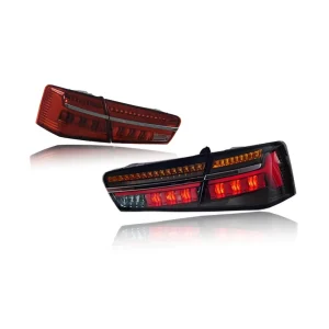 Suitable for Audi A6L Taillight Assembly C7 Modification and Upgrade LED Rear Taillights and Running Lights with Flowing Light