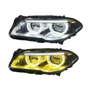 Suitable for BMW 5 Series F10 F18 modified 5 Series Angel Eye LED headlight assembly headlights