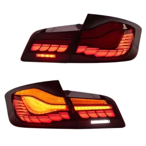 Suitable for BMW 5Series F10 GTS LED Taillight Assembly Dynamic Running Lamp for 528i 530i 535i Rear Car Accessories