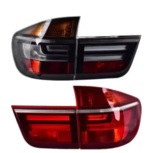 Suitable for BMW X5E70 LED Taillight Upgrade Rear Light Strip with Transparent Lens New Car Accessories