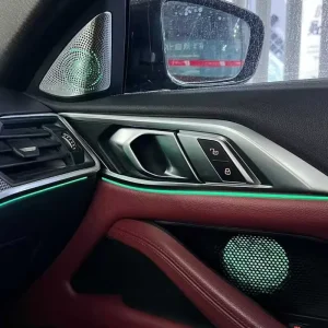 Suitable for BMWw 4 Series G22 G26 A pillar Luminous Cover Plate Synchronous Ambient Light Horn Cover Interior Modification