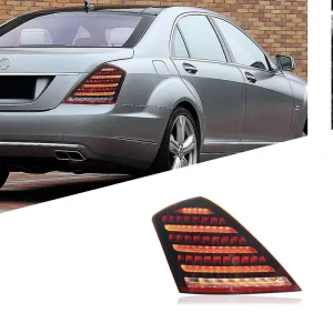 Suitable for Benz W221 Headlight Assembly Upgrade LED Flow Turn Signal Mercedes Benz W221 Headlight