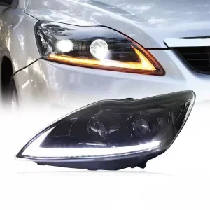 Suitable for Ford Focus LED Auto Headlights Assembly Modified Lens LED Headlight Daytime Running Light