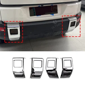 Suitable for Jetour Shanhai T1 Freedom Front and Rear Bumper Decorative Trim Fog Light Frame Decorative Cover