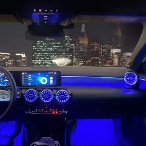 Suitable for Mercedes Benz A-Class W177 Ambient Light Modification and Upgrade 64 Color Original Car Luminous Turbine Air Outlet