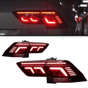 Suitable for Volkswagen Tiguan Taillight Assemblies Dynamic Running Turn Signal Red Rear Lamp