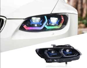 Suitable for the BMW 3 Series E92/E93 Headlight Assembly for M3 Modification with RGB Color-changing Turn Signals