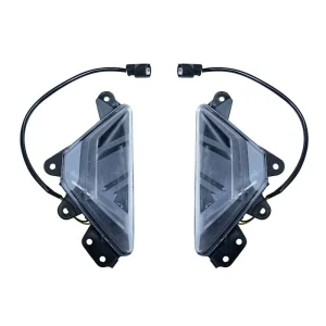 Super Bright 12V 10W Motorcycle LED Black Front Small 5 Lens Turn Signal Indicator Light for Kawasaki Motorcycle Lighting System