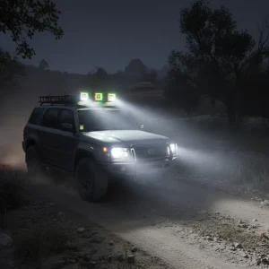 Super Bright 12w square 42smd 6000k 3000k Led Daytime Running Work Light