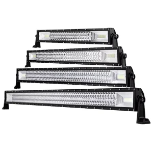 Super Bright 22 Inch 270W Triple Rows Straight LED Light Bar Flood Spot Combo Light Bar for Offroad 4X4 Pickup Trailer Car