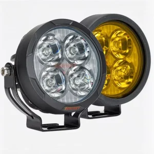 Super Bright 3 Inch White Yellow Spot LED Work Driving Head Fog Light for Motorcycle Truck Car SUV Offroad ATV UTV Bus 9 30V