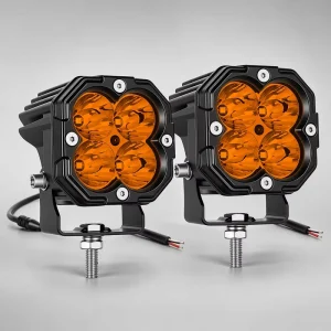 Super Bright 3000LM 30W IP67 Waterproof LED Fog Driving Work Light 4×4 12V 3Inch Car Truck UTV ATV Offroad Tractor