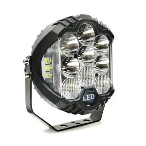 Super Bright 5inch 75W LED Work Light Dual Color Yellow White Combo Beam IP67 Waterproof 10-60V Universal Fitment Car Spotlights