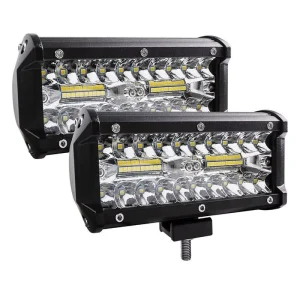 Super Bright 7 Inch 120W Car Led Work Light 40 Beads Long Strip Modified Spotlight Roof Headlight Auto Driving Lamp