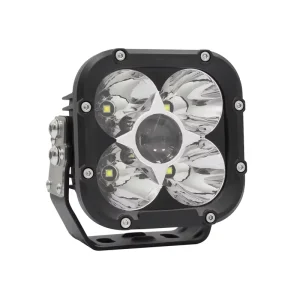Super Bright 95W 4×4 Auto Car Offroad Headlight Work Light Spotlight Universal 9 Inch Round LED Driving Lights With Angel Eye